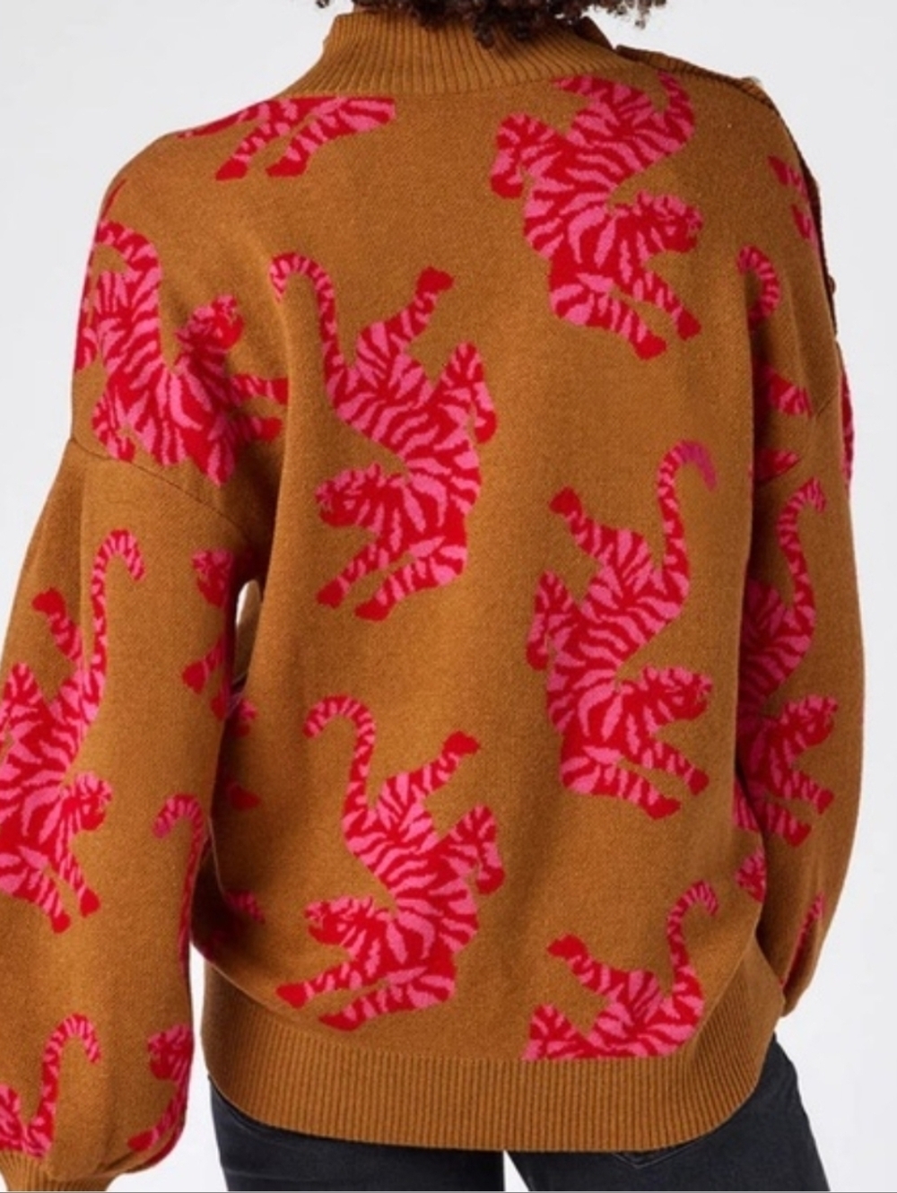 CROSBY by Mollie Burch Tiger Tango Sweater Size XL X-Large - Picture 2 of 15